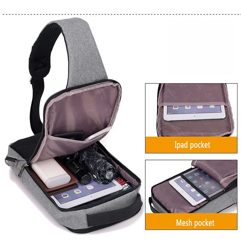 Anti-Theft USB Charging Chest Bag – Versatile, Secure, and Built for the Modern Explorer!