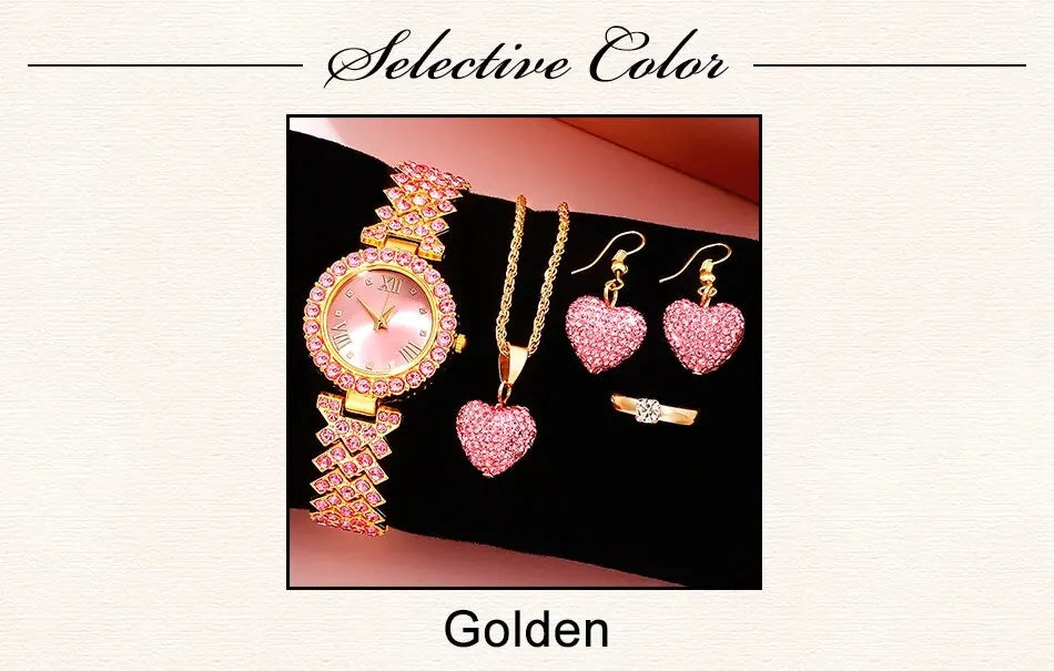 CADVAN Luxury Watch and Jewelry Set