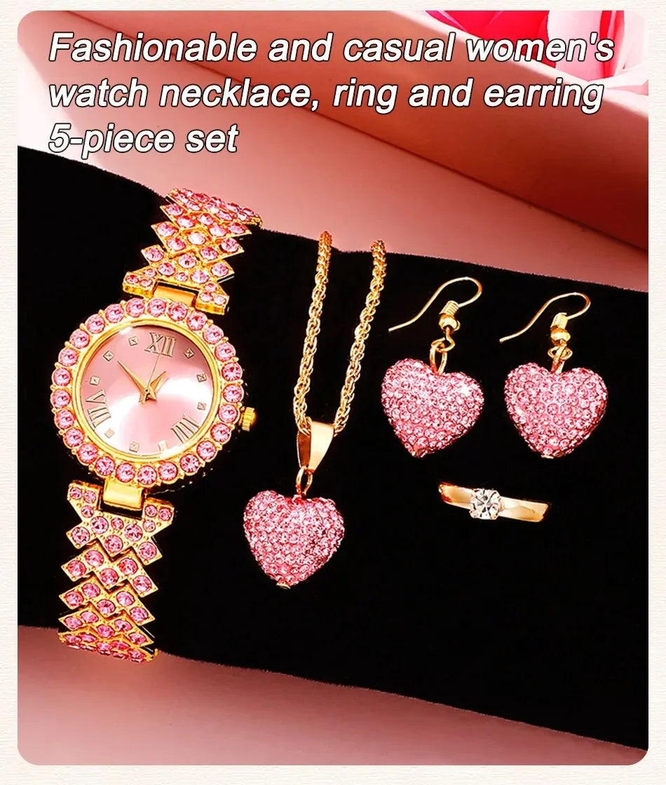 CADVAN Luxury Watch and Jewelry Set