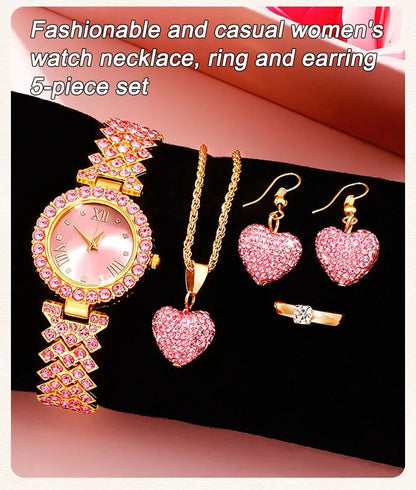 CADVAN Luxury Watch and Jewelry Set