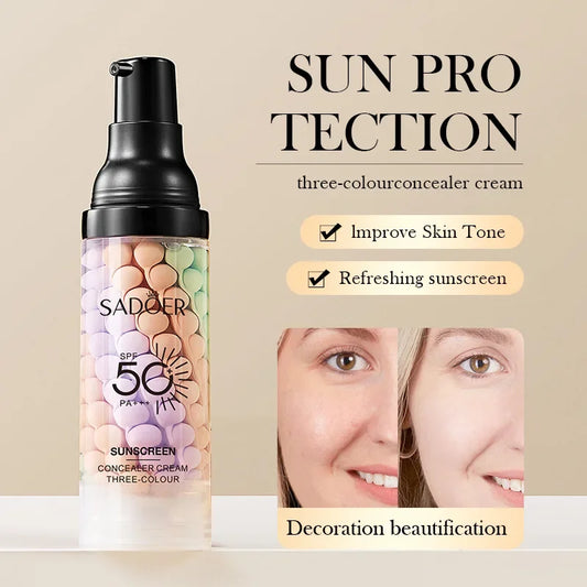 40ml SPF50 Moisturizing Face Primer: Pore Minimizing & Skin Brightening