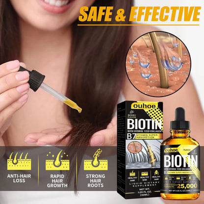 Biotin B7 & Collagen Hair Growth Oil - Follicle Activation Serum